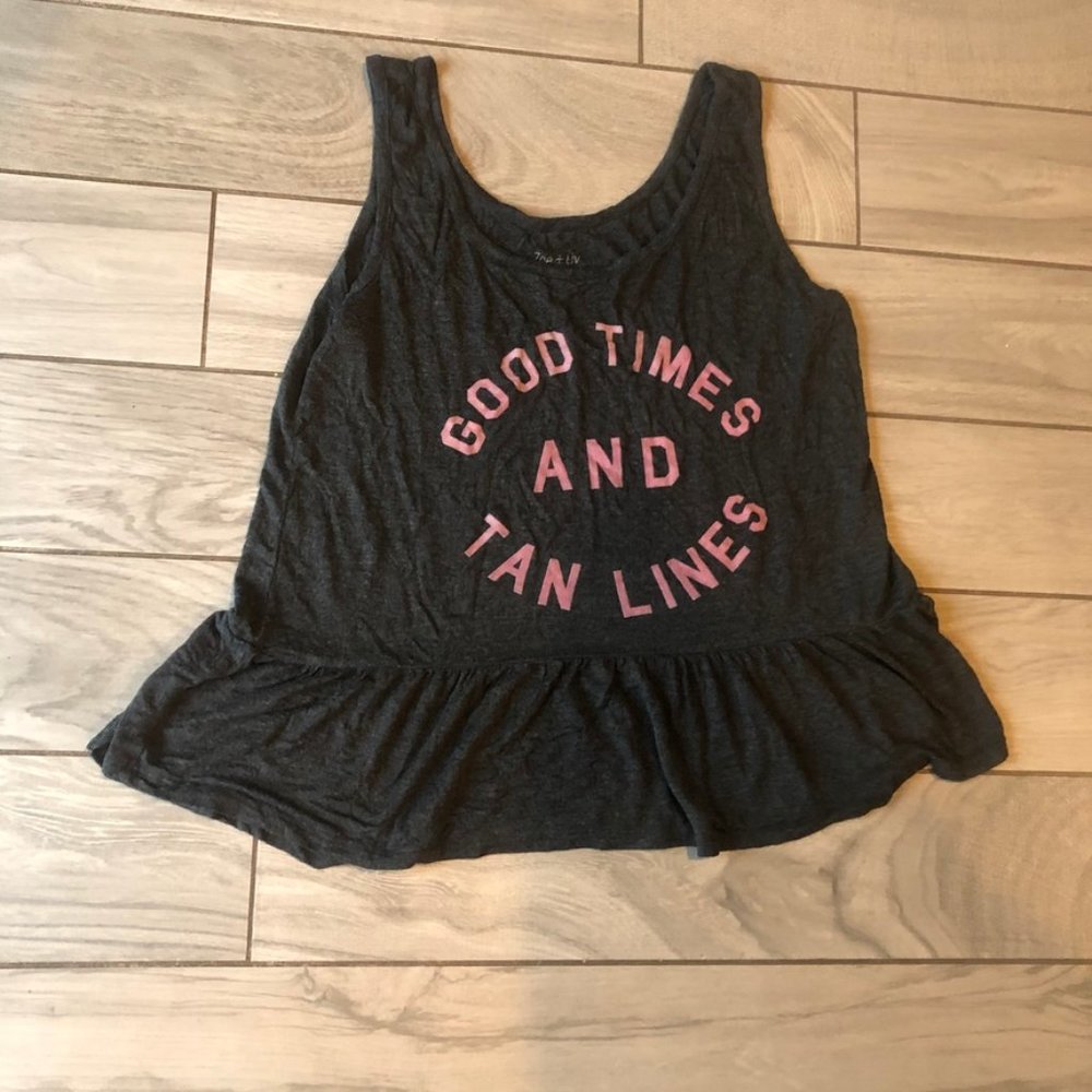 Good Times And Tan Lines Zoe + Liv Large tank